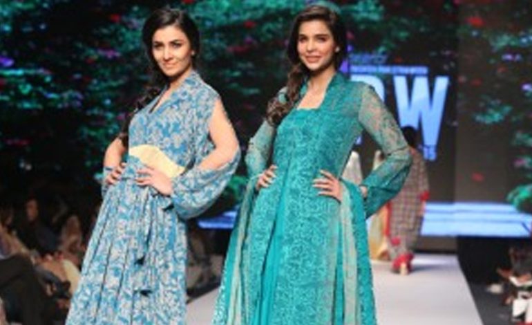 The Nida Azwer Atelier opens Telenor Fashion Pakistan Week with the“French Trellis Collection”