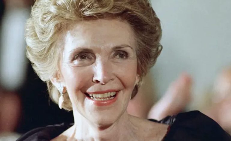 Former First Lady Nancy Reagan