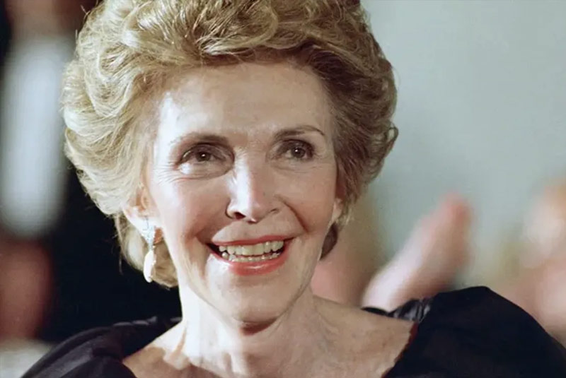 Former First Lady Nancy Reagan